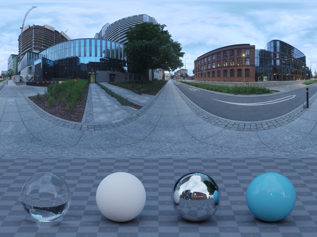 Modern Evening Street